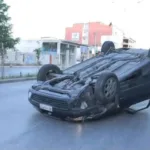 Θεσσαλονίκη: Αναποδογύρισε αυτοκίνητο – Στο νοσοκομείο ο οδηγός ΒΙΝΤΕΟ