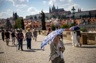 Ρεκόρ καύσωνα στην Τσεχία με 40,6°C βόρεια της Πράγας