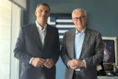 Συνάντηση Πολιτευτή ΝΔ Αχαΐας, Ανδρέα Τσώκου με τον τ. Πρόεδρο Κοινοβουλευτικής Συνέλευσης του Συμβουλίου της Ευρώπης Θεόδωρο Ρουσόπουλο