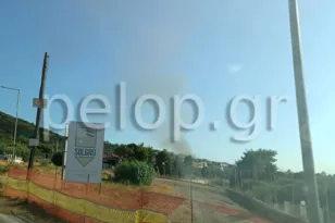 Πάτρα: Φωτιά στο Πλατάνι Ρίου ΦΩΤΟ