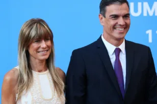 Η Μπεγκόνια Γκόμεθ, σύζυγος του Ισπανού πρωθυπουργού Πέδρο Σάντσεθ
