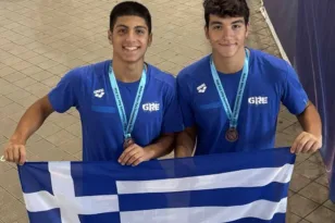 Διάκριση για Τουντόπουλο και Ζαφείρη στο Βαλκανικό πρωτάθλημα πόλο Κ16