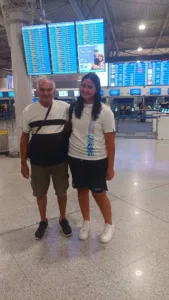 Συγκίνηση στο αεροδρόμιο για τις διεθνείς πολίστριες της ΝΕΠ