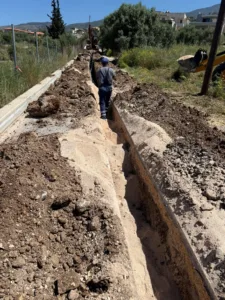 Νέος αγωγός σύνδεσης της δεξαμενής Σουλίου με πηγές του Γλαύκου, ΦΩΤΟ
