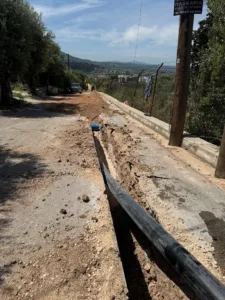 Νέος αγωγός σύνδεσης της δεξαμενής Σουλίου με πηγές του Γλαύκου, ΦΩΤΟ Νέος αγωγός σύνδεσης της δεξαμενής Σουλίου με πηγές του Γλαύκου, ΦΩΤΟ