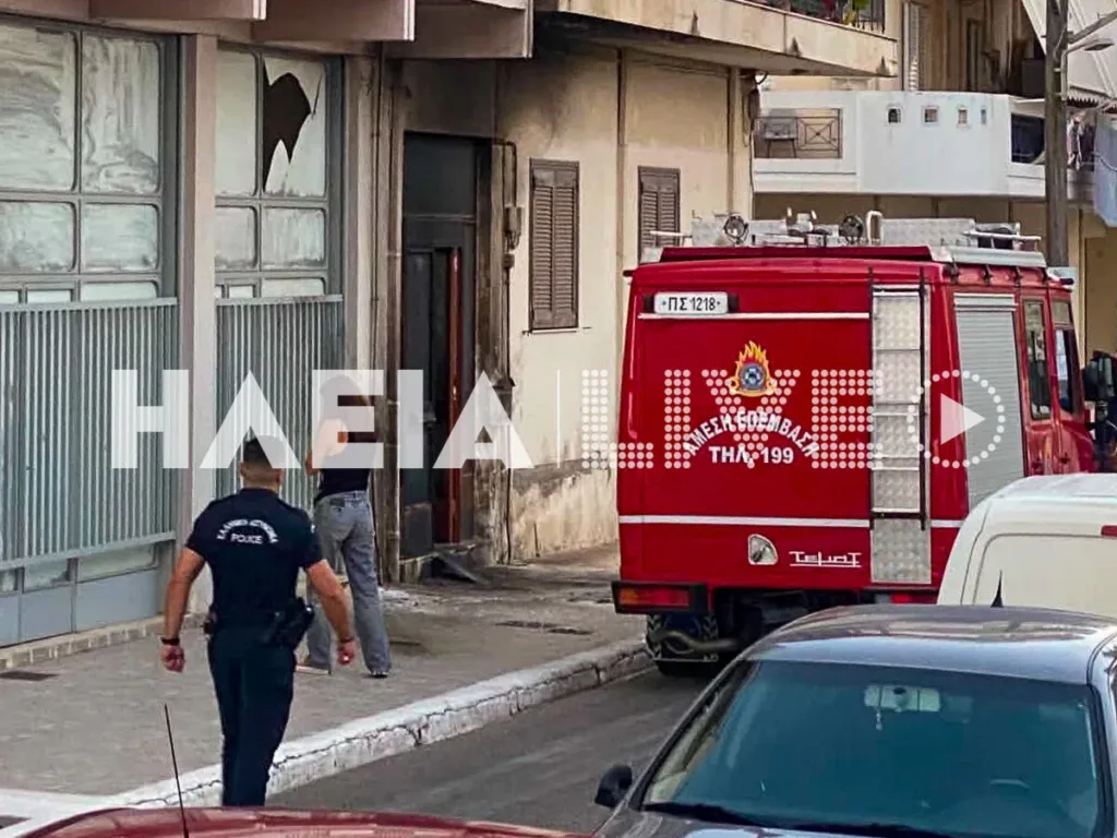 Αμαλιάδα: Γκαζάκια και μπιτόνι βενζίνης στην είσοδο πολυκατοικίας – Έκρηξη σήκωσε στο πόδι τη γειτονιά ΦΩΤΟ