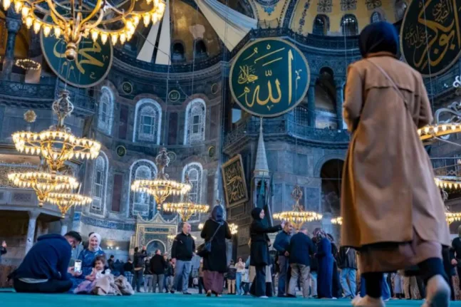 Η Αγία Σοφία στην Κωνσταντινούπολη, όπου κρατήθηκαν δύο πολίτες της Ρωσίας