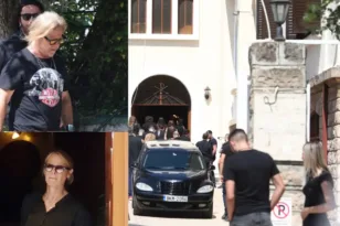 Λευκά τριαντάφυλλα για τον Λορέντζο Καριέρε: Συντετριμμένη η Έλενα Κατραβά στο τελευταίο «αντίο»