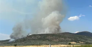 Ναυπακτία: Η βροχή βοήθησε στο έργο των πυροσβεστών - Βελτιωμένη η εικόνα της φωτιάς στο Ανθόφυτο