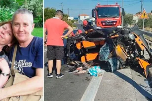 Η Λένι και η Μαργκερίτ Τζόνσον που σκοτώθηκαν σε τροχαίο στη Λέσβο