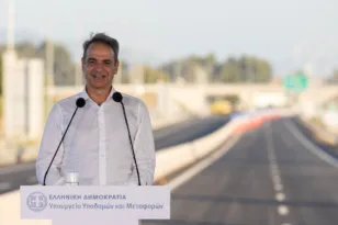 Μητσοτάκης – Εγκαίνια του Ε65: «Η απάντηση για τους πόρους του Ταμείου Ανάκαμψης»