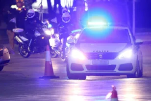 Αστυνομική επέμβαση έπειτα από συμπλοκή σε επαρχιακό δρόμο του Τυρνάβου