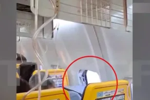 «Ο άνδρας μου λιποθύμησε τρεις φορές», μαρτυρία για το αεροσκάφος της Ryanair με την αποκόλληση τμήματος του κινητήρα