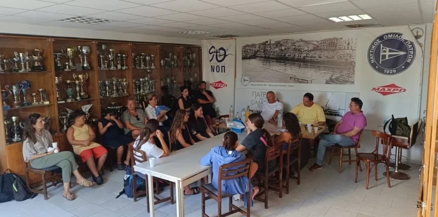 Πρώτη συνάντηση του Κώστα Σακαλή με τις αθλήτριες των ακαδημιών