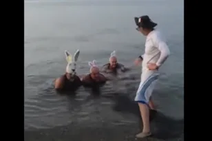 «Λαγοκέφαλοι» στην Αχαΐα: Το ξεκαρδιστικό «ρεπορτάζ» με τα λαγουδίσια αυτιά και το… μεροκάματο ΒΙΝΤΕΟ