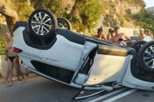 Χανιά: Πρόταση γάμου με φόντο… τροχαίο – Μεθυσμένος οδηγός τούμπαρε μπροστά στο ζευγάρι