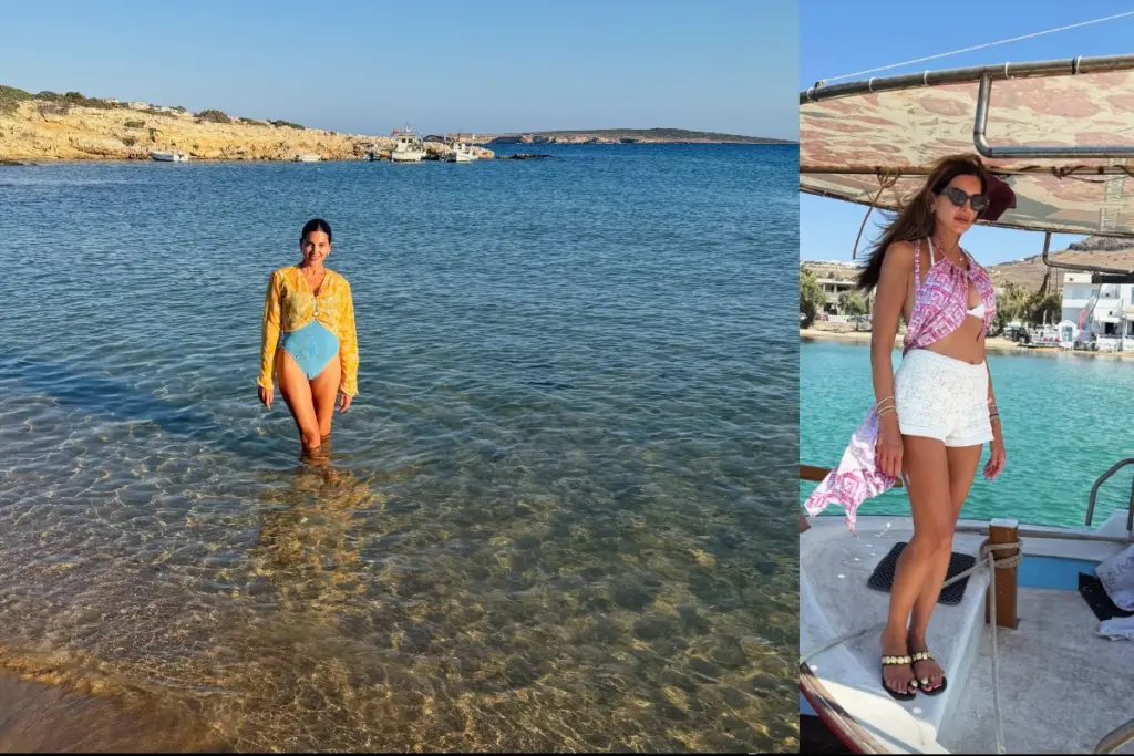 Σταματίνα Τσιμτσιλή: Πόζαρε με μαγιό στην Πάρο Σταματίνα Τσιμτσιλή: Πόζαρε με μαγιό στην Πάρο
