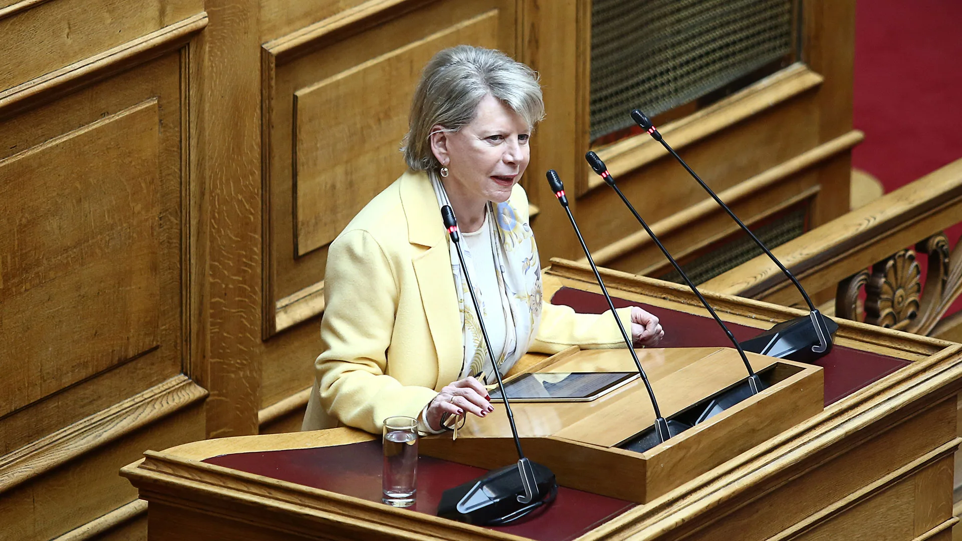 &Eta; Έ&lambda;&epsilon;&nu;&alpha; &Alpha;&kappa;&rho;ί&tau;&alpha; &sigma;&tau;&alpha; έ&delta;&rho;&alpha;&nu;&alpha; &tau;&eta;&sigmaf; &Beta;&omicron;&upsilon;&lambda;ή&sigmaf;