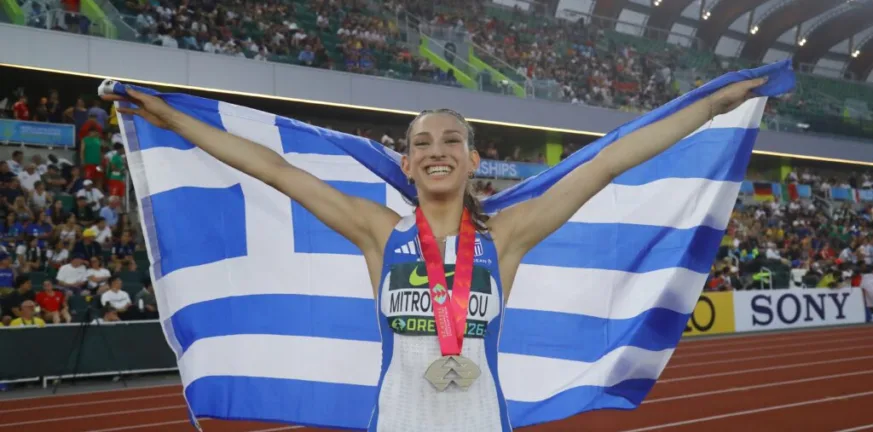 Η Εβελυν Μητρόπουλου πήρε το ασημένιο μετάλλιο στο Ευρωπαϊκό Κ20