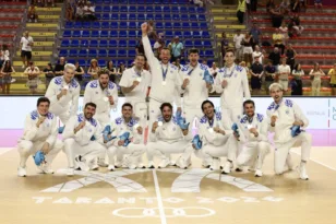 Η Εθνική Ανδρών λύγισε από τη Γαλλία και πήρε το ασημένιο στους Μεσογειακούς