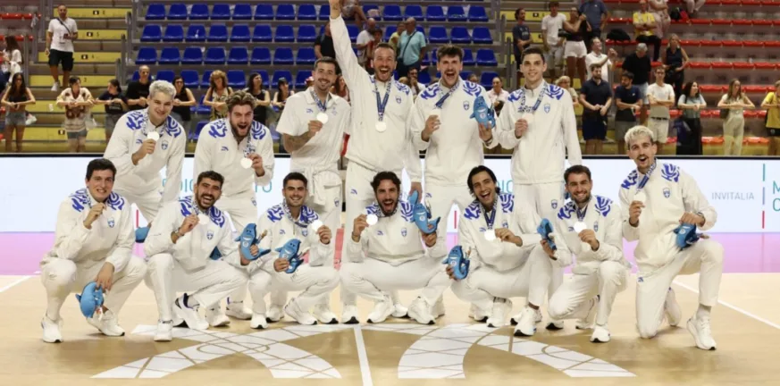 Η Εθνική Ανδρών λύγισε από τη Γαλλία και πήρε το ασημένιο στους Μεσογειακούς
