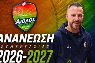Ο Αίολος Αγυιάς ανανέωσε και με Γιωτόπουλο