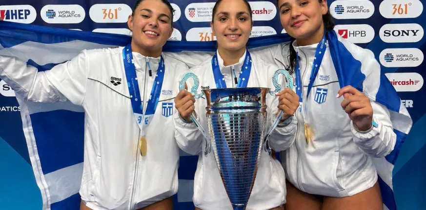 Συγχαρητήρια του Αντιδημάρχου αθλητισμού στα 4 χρυσά κορίτσια της Εθνικής πόλο