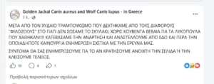 Καταγγελία ερευνητή του ΑΠΘ: «Χυδαίο τραμπουκισμό από τους διάφορους "φιλόζωους"» Καταγγελία ερευνητή του ΑΠΘ: «Χυδαίο τραμπουκισμό από τους διάφορους "φιλόζωους"»