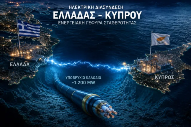 Ενα καλώδιο - ορόσημο πάνω στον χάρτη της νέας γεωπολιτικής της Αν. Μεσογείου