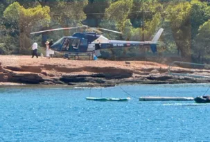 Σπέτσες, ελικόπτερο στην παραλία: Το σακίδιο με τα ναρκωτικά και η φίλη του 39χρονου
