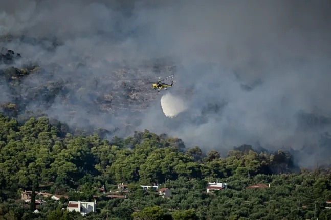 Εύβοια: Φωτιά στην Ιστιαία – Δύο αεροσκάφη στη μάχη με τις φλόγες