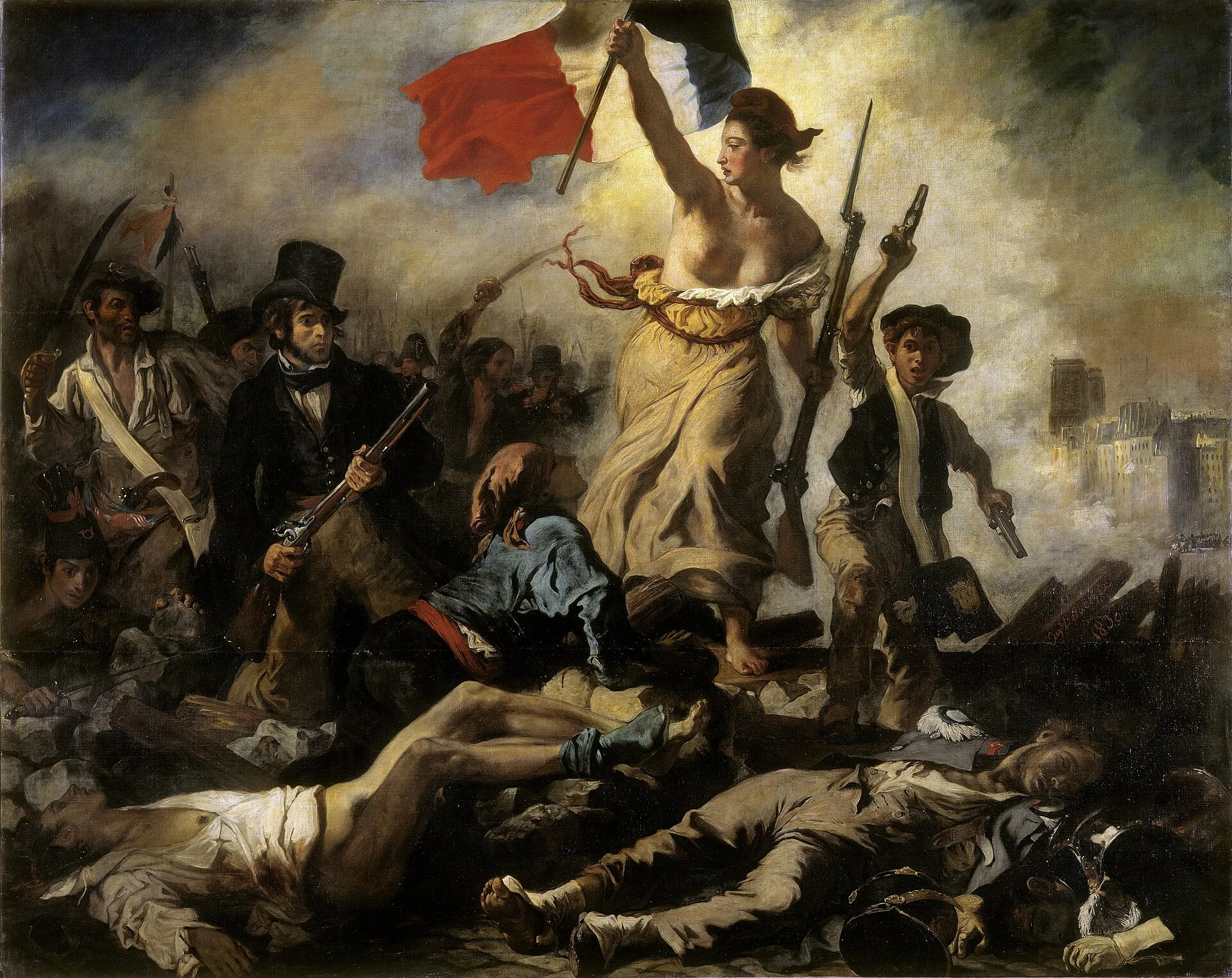 Το «Viva la Vida» των Coldplay κρύβει δύο πίνακες και μια επανάσταση Η Ελευθερία που οδηγεί τον λαό του Ευγένιου Ντελακρουά, έργο του 1830