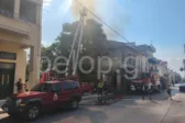 Διπλή φωτιά σε εγκαταλελειμμένα κτίρια στο κέντρο της Πάτρας ΦΩΤΟ ΒΙΝΤΕΟ