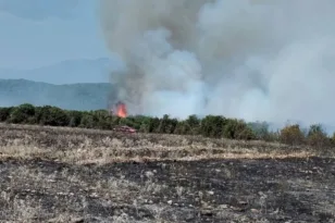 Συναγερμός στη Βροντού Πιερίας: 46 πυροσβέστες και τέσσερα αεροσκάφη στη μάχη
