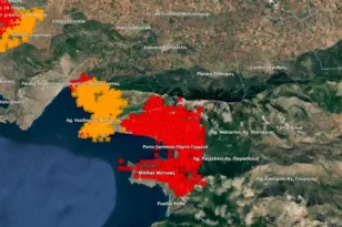 Βοιωτία: Η φωτιά σάρωσε έως 50.000 στρέμματα – Δεύτερο 24ωρο με ανέμους 9 μποφόρ