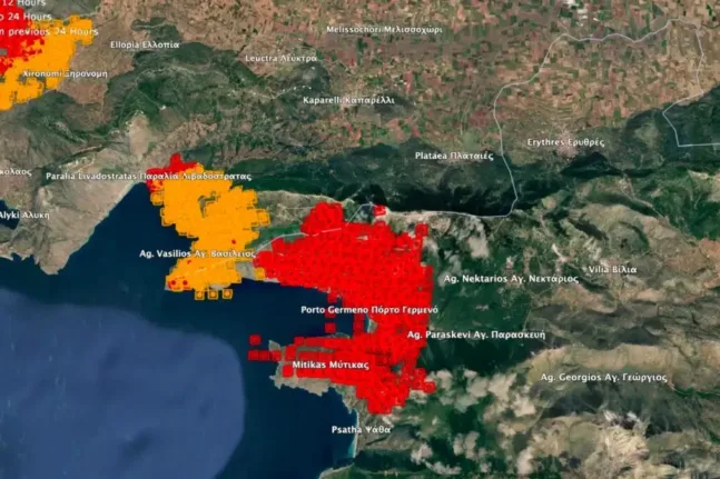Βοιωτία: Η φωτιά σάρωσε έως 50.000 στρέμματα – Δεύτερο 24ωρο με ανέμους 9 μποφόρ