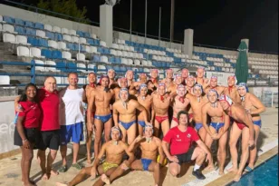 Ο ΝΟΠ φιλοξένησε την Εθνική Ομάδα πόλο Κ16 του Καναδά