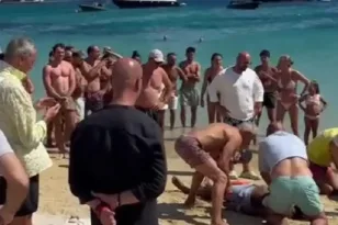 Μύκονος: Τουρίστας εντοπίστηκε χωρίς αισθήσεις στην Ψαρρού – Η μάχη να σωθεί στην ακτή