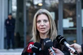 Η Μαρία Καρυστιανού, επικεφαλής του κόμματος «Ελπίδα για τη Δημοκρατία»