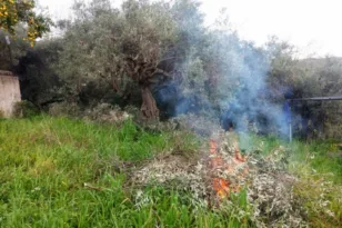 Η Ελλάδα καίγεται και αυτός έβαλε φωτιά κοντά σε νεκροταφείο για να κάψει κλαδιά! Πρόστιμο 3.000 ευρώ
