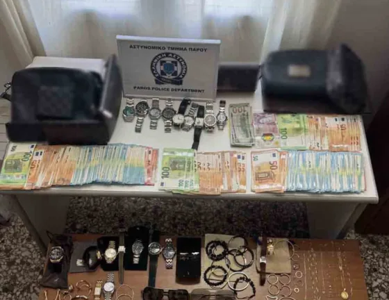 Πάρος: Εξαρθρώθηκε εγκληματική οργάνωση που «άδειαζε» σπίτια – 25 κλοπές και 44.565 ευρώ ΒΙΝΤΕΟ