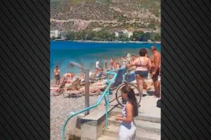 Λουτράκι: Ιπτάμενες ομπρέλες και καρέκλες προκάλεσαν για λίγο πανικό!