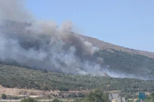 Φωτιά στον Στανό Αμφιλοχίας – Επιχειρούν επίγειες δυνάμεις και ένα εναέριο μέσο