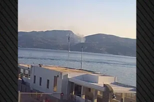 Μήλος: Οριοθετήθηκε η φωτιά στον Προφήτη Ηλία
