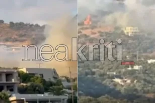 Ρέθυμνο: Μεγάλη φωτιά στον Φοίνικα – Εκκενώθηκαν Φωτεινάρι και Σούδα