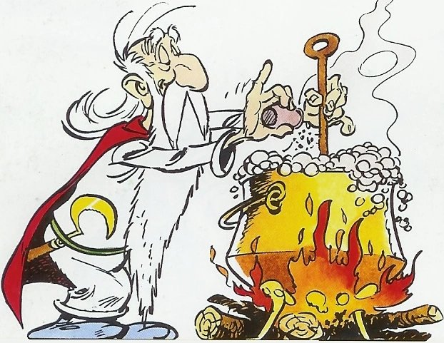 Πανοραμίξ, Getafix και Miraculix: Πώς ο Αστερίξ έμαθε να μιλά 120 γλώσσες Ο δρυΐδης Πανοραμίξ από τις περιπέτειες του Αστερίξ