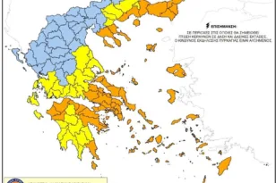 Στο «κόκκινο» η μισή Ελλάδα τον Δεκαπενταύγουστο λόγω ανέμων, δείτε σε ποιες περιοχές