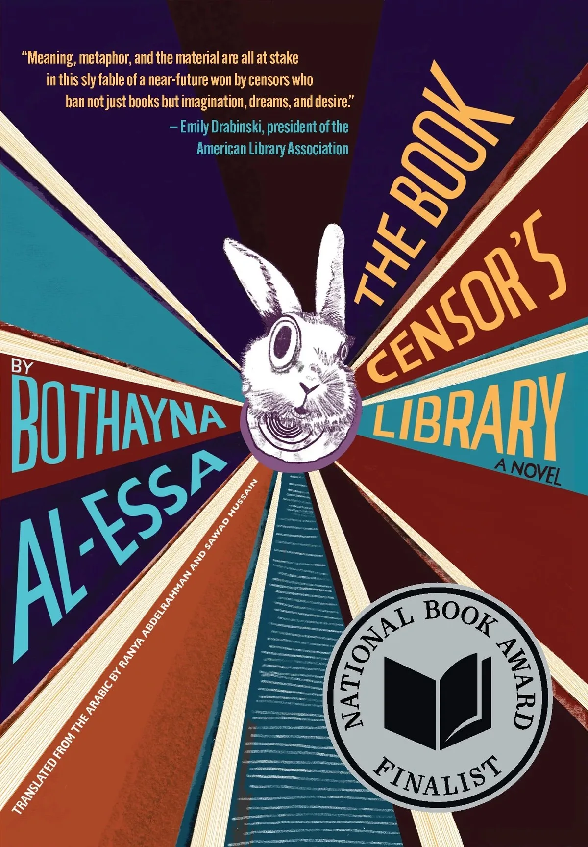 ο εξώφυλλο του βιβλίου The Book Censor’s Library της Bothayna Al-Essa