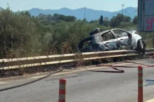 Πώς συνέβη η τραγωδία στην Κάτω Αχαΐα – 25χρονη απανθρακώθηκε σε τροχαίο