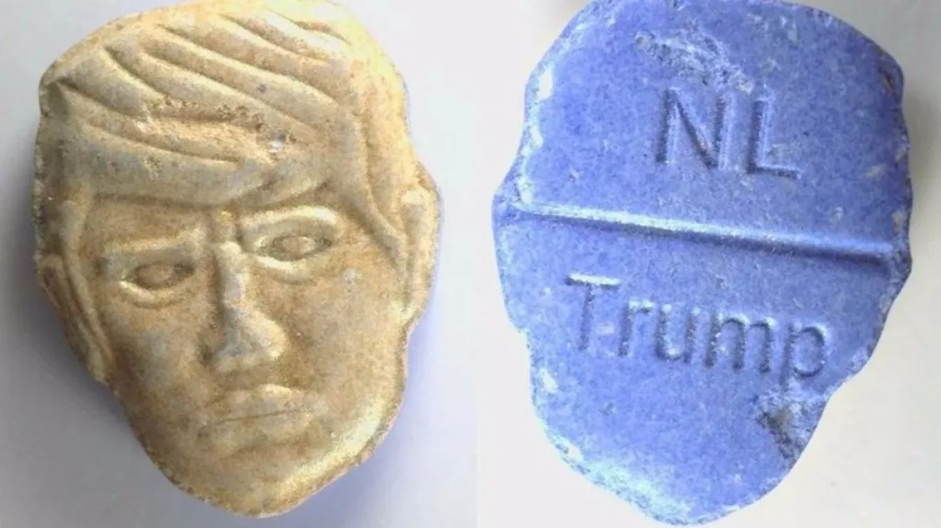 Ολλανδία: «Κόκκινος συναγερμός» για χάπια ecstasy με το πρόσωπο του Τραμπ